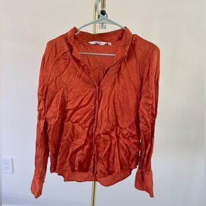 & Other Stories Orange Blouse